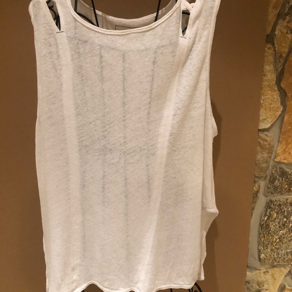 WE THE FREE WHITE TANK TOP SMALL - Picture 2 of 6